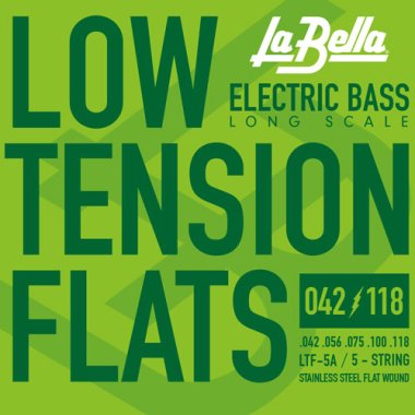 La Bella LTF-5A Low Tension Flexible Electric Bass Flat Wound (42-118)