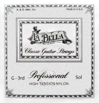 La Bella Professional 503P Single (g) String, HT Nylon, .040