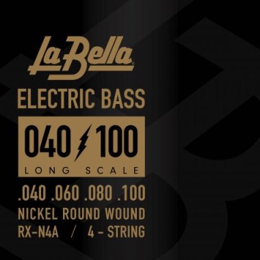 La Bella RX-N4A Nickel-Plated Bass Guitar strings (40-100)