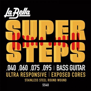 La Bella SS40 Super Steps Extra Light Bass Strings (40-95)