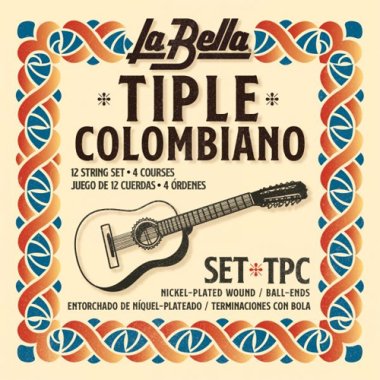 La Bella Tiple Colombiano 12 Strings 4 Courses TPC, Full Set