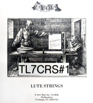 La Bella TL 7crs. #1 Lute Strings 7 Course, Full Set
