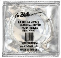 La Bella Vivace Carbon Classical Guitar Strings HT VIV-HT, Treble Set