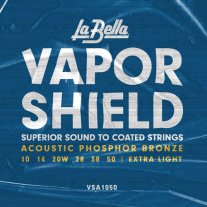 La Bella VSA1050 Vapor Shield Acoustic Guitar Strings 10-50