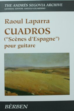 Laparra | Cuadros for solo guitar