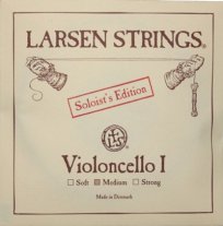 Larsen Cello Soloist Alloy-Steel 4/4 Scale Medium Gauge, A Single