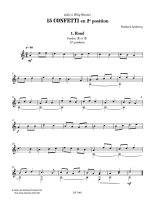 Leclercq | 15 Confetti en 2e position for solo guitar