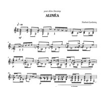 Leclercq | Alinea for solo guitar