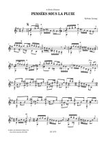 Lemay | Pensees sous la pluie for solo guitar