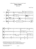 Lemay | Urban Influxfor saxophone quartet