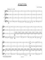 Levesque | Floralies for 4 guitars