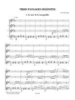 Levesque | Trois paysages selenites for 4 guitars