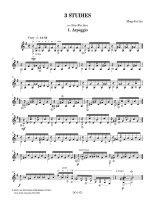Liu | 3 Studies for solo guitar