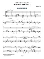 Liu | Song and Dance No. 1 for guitar and flute