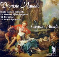 Lorenzo Micheli - Dionisio Aguado: Guitar Music CD
