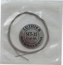 Luthier Concert Dark Silver Set 35 4th string (D), medium-high tension