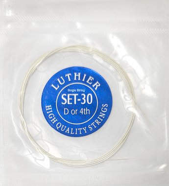 Luthier Concert Silver Set 30 - 4th string (D), medium-high tension