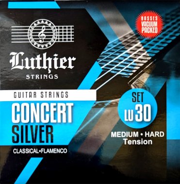 Luthier Concert Silver Set 30 MHT Classical Guitar Strings, Full Set