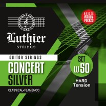 Luthier Concert Silver Set 50 HT Classical Guitar Strings, Full Set
