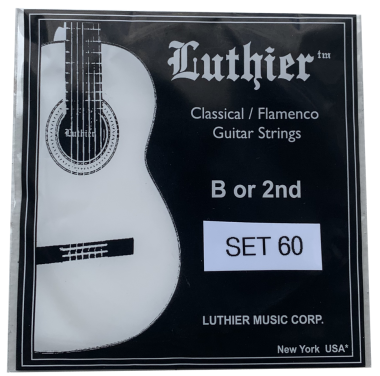 Luthier Set 60 Clear Nylon Classical / Flamenco, Single b 2nd