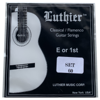 Luthier Set 60 Clear Nylon Classical / Flamenco, Single e 1st