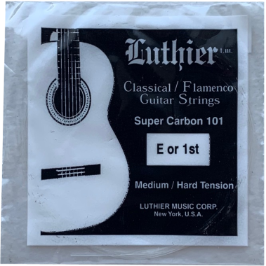 Luthier Super Carbon 101 1st string e1 Medium/High Tension, single