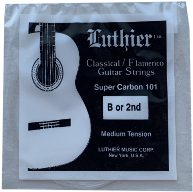 Luthier Super Carbon 101 2nd string b2 Medium Tension, single