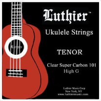 Luthier Tenor High G Ukulele Strings Clear Super Carbon 101