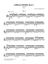 Macdonald | Lyrical Etudes, Book 1 for solo guitar