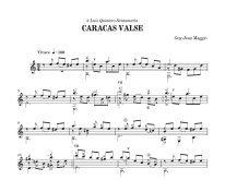 Maggio | Caracas Valse for solo guitar