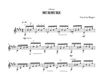 Maggio | Murmure for solo guitar