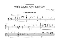 Maggio | Trois valses pour Marylou for solo guitar