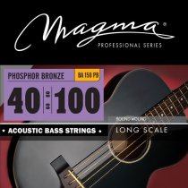 Magma BA150PB Acoustic Bass Strings Light - Phosphor Bronze Round Wound - Long Scale 34'' Set, .040 - .100
