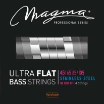 Magma BE170SUF Stainless Steel Ultra Flat Bass Strings, Medium 45-105