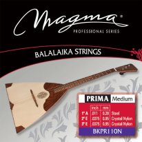 Magma BKPR110N Balalaika Strings Prima Medium, Steel and Crystal Nylon