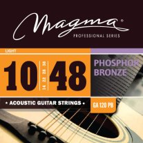 Magma GA120PB Phosphor Bronze Acoustic Strings, Light 10-48