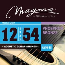 Magma GA140PB Phosphor Bronze Acoustic Strings, Med/Lt 12-54
