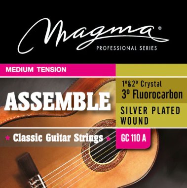 Magma GC110A Classical Strings MT ASSEMBLE Nylon-Silver Plated Copper