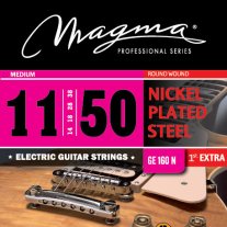 Magma GE160N Nickel Plated Steel Electric Guitar Strings, Medium 11-50