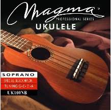 Magma UK100NB Special Black Nylon Ukulele Strings, Soprano