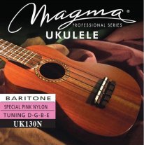 Magma UK130NP Special Pink Nylon Ukulele Strings, Baritone