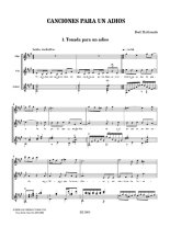 Maldonado | Canciones Para Un Adios for guitar, flute & voice