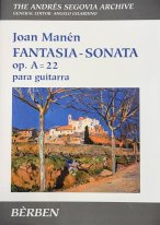 Manen | Fantasia Sonata Op. A22 for guitar