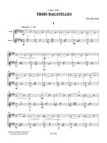 Marcheili | Trois bagatelles for guitar & violin