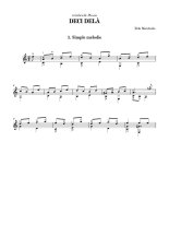 Marchelie | Deci dela for solo guitar