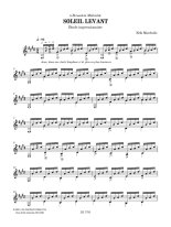 Marchelie | Soleil levant for solo guitar
