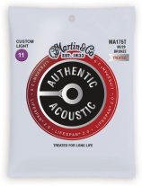 Martin Authentic Acoustic Strings Lifespan 2.0 MA175T 8020 CstLt 11-52