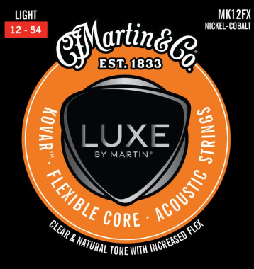 Martin Luxe MK12FX Kovar Flexible Core Acoustic Strings Light 12-54