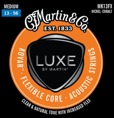 Martin Luxe MK13FX Kovar Flexible Core Acoustic Strings Medium 13-56