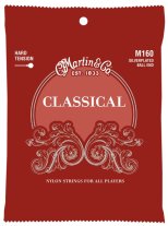 Martin M160 Silverplated Ball-End Classical Guitar Strings, Full Set